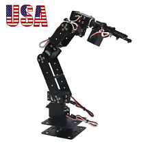 Robot 6 Dof Arm Mechanical Robotic Arm Clamp Claw Mount Kit For Arduino Us