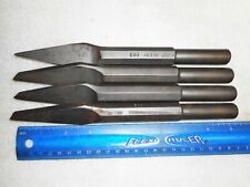 Ajax No 22 Non Collared Chipping Hammer Chisels 4 Pack