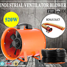 12 Extractor Fan Blower Ventilator5m Duct Hose Pivoting Heavy Duty Air Mover