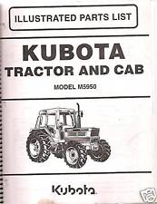 Kubota M5950 Tractor Amp Cab Parts Manual