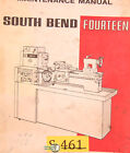 South Bend Fourteen Lathe Operations Maintenance And Parts Manual 1969