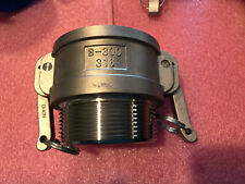 Dixon B 300 Cam Amp Groove Lock Female Fitting 3 Npt Stainless Ss 316 300b Type B