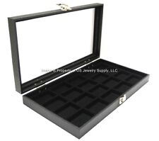 Key Lock Locking 20 Space Jewelry Sales Collectors Storage Display Case