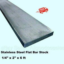 New Listingstainless Steel Flat Bar Stock 14 X 2 X 6 Ft Rectangular 304 Mill Finish