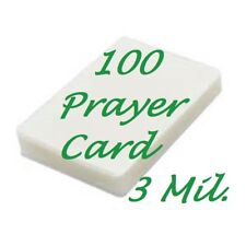 Prayer Card 100 3 Mil Laminating Pouches Laminator 2 34 X 4 12 Scotch Quality