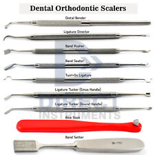 Dental Orthodontic Instrument Scaler Tucker Ligature Director Band Pusher Seater