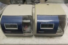 Lot Of 2 Isgus Tr S1000 Multi Function Time Recorder And Time Stamp