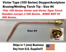 Victor Type 100 Series Oxygenacetylene Brazing Welding Torch Tip Size 4