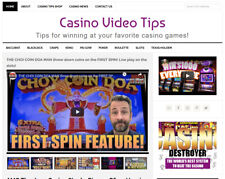 Casino Video Tips Blog Website Business For Sale With Auto Updating Content