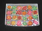 Ring Gift Jewelry Boxes Xmas Foil Ribbon Bow Case 48 Assorted New Wholesale