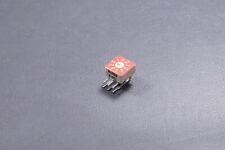 351002gs Eeco Dip Switch Rotary Flush Actuator 10 Pos Side Adjust Red Thru Hole