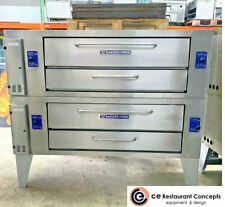 Used Bakers Pride Y 602 Double Pizza Deck Oven Gas