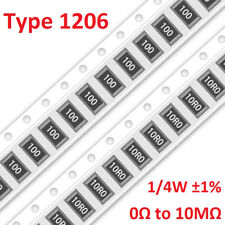 1206 Smd Resistors 14w 1 Type 1206 Smt Resistance 249 Values Can Be Selected