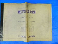 Okuma And Howa Milliac 415v Parts List 125 235 004