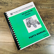 Belarus 550 560 552 562 Tractors Parts Manual Catalog Book Assembly Schematics