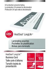 Gbc 100 Business Card 10 Mil Laminating Pouches Laminator Sheets 2 14 X 3 34