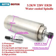 32kw Water Cooled Waterproof Spindle Motor Er20 220v 24000rpm 13a For Cnc Mill