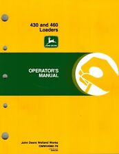John Deere 430 460 Loader Operators Manual New Jd