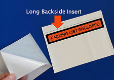 50 Shipping Label Pouch 7 X 55 In Packing List Large Invoice Slip Envelope