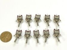 10 Sub Miniature Toggle Switch Spdt Onoffon 3 Way 3 Pins Latching Lock 5mm G25