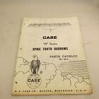 Case N Series Spike Tooth Harrows Parts Catalog No. 803