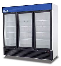 Migali C 72rm Hc Three Door Refrigerator Glass Door Merchandiser Free Shipping