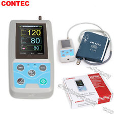 Ambulatory Blood Pressure Monitor Nibp Holter Abpm50 Usb Software 24 Hour Record