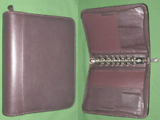 Classic 15 Brown Top Grain Leather Franklin Covey Planner Binder Organizer