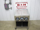 John Boos 24 Stainless Slushie Pop Soda Machine Table Cabinet W Cup Holders 2