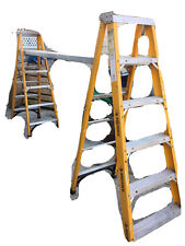 2 Husky Brand Ladders With Scaffolding Special Duty 375l Lb Local Pickup Only
