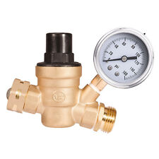 160psi Rv Water Pressure Regulator Adjustable Reducer Stainless Gauge Amp Filter