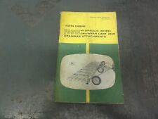 John Deere F931h Hydraulic Wheel Drawbar Cart Operators Manual Om A14634