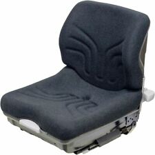 Grammer Brand Blackgray Fabric Low Profile Seat And Suspension For Forklift Etc