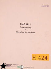 Hurco Cnc Mill Programming And Operating Instructions Manual 1980