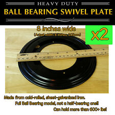 2 Pcs 8 Inch 205mm Full Ball Bearing Swivel Plate Lazy Susan Turntable
