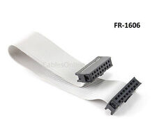 6 Inch 16 Pin 2x8 Pin 254 Pitch Female 16 Wire Idc Flat Ribbon Cable Fr 1606