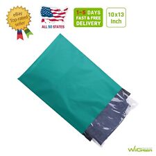 100 500 10x13 Green Poly Mailers Clothing Envelope Plastic Shopping Bags 25mil