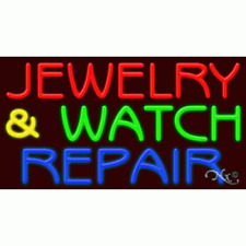 New Jewelry Amp Watch Repair 37x20 Real Neon Business Sign Withcustom Option 11736