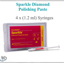 Dental Pulpdent Sparkle Diamond Polishing Paste No Splatter 4 X 12 M Spark