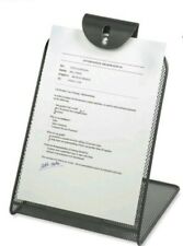 Safco Black Metal Copyholder Freestanding Desk Accessory Document Paper Stand