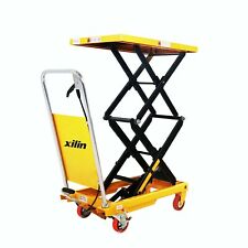 Xilin Hydraulic Lift Table Cart 330lbs Manual Platform Cart 314 Max Lifting