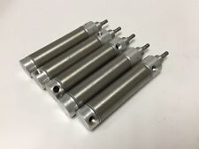 Lot Of 5 Pneumatic Cylinders Stroke 60mm 236 Ports M10 10 Od 285mm