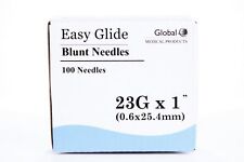100 Blunt Dispensing Needle Syringe Blunt Tip 23 Ga X 1 Luer Lock Sterile