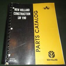 New Holland Lw 190 Wheel Loader Parts Manual Book Catalog