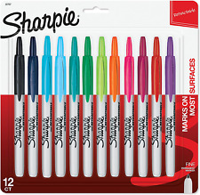 Sharpie 32707 Retractable Permanent Markers Fine Point Assorted Colors