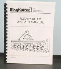 King Kutter Rotary Tiller Manual 999995 Farm Equipment