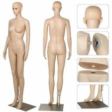 Female Mannequin Plastic Full Body Display Head Turn Dress Form Withbase Women 176
