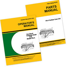 Operator Parts Manual For John Deere Van Brunt Fb157a Fb177a Grain Drill Catalog