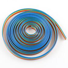 2m Meter 127mm Pitch 6 Way Wire Conductor Rainbow Color Idc Flat Ribbon Cable