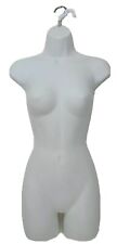 Mannequin White Hanger Female Full Body Torso Hollow Back Dress Form Display